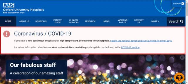 牛津大学附属医院发公告：如果有症状 别来我们这