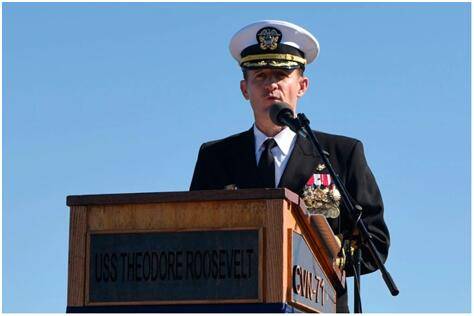 美海军高官建议恢复罗斯福号舰长职务 国防部长：再考虑一下