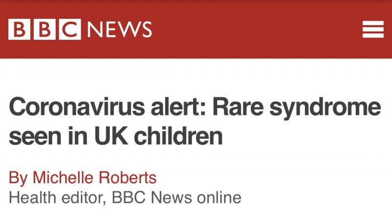 英国儿童出现罕见综合征 疑似与新冠病毒有关