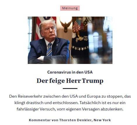 扬之莱茵日记：德国媒体如何报道疫情中的美国