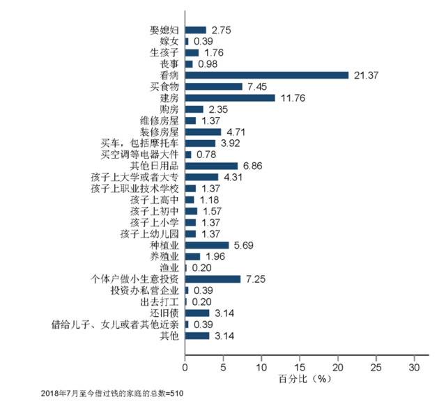 图2农户最大一笔借款的借款用途