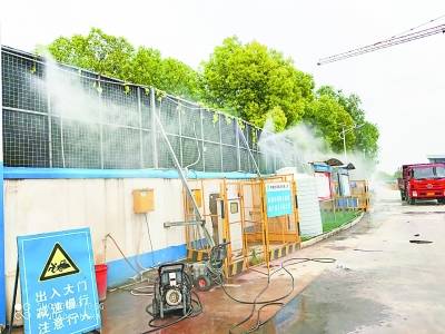 在线监测“盯”住施工扬尘