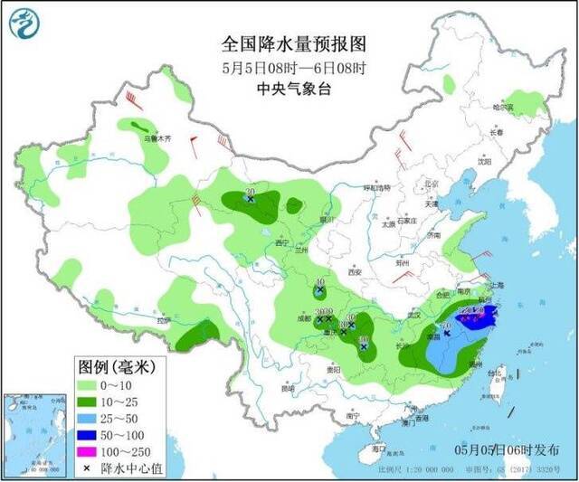 明起我国将迎大范围降雨过程