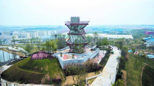 淮州新城“竹立方”观景平台将于5月底开放