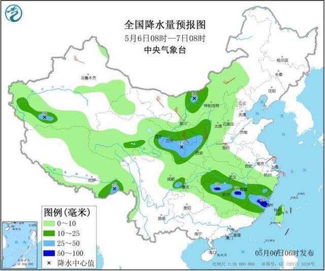 “五一”假期结束大范围降雨模式开启 多地大风降温