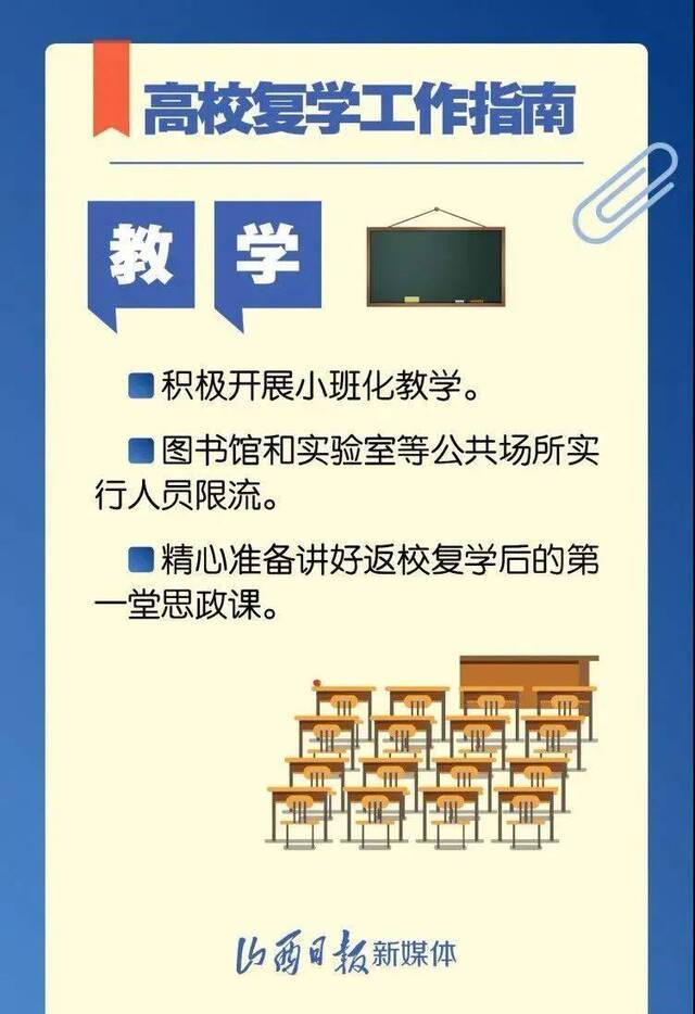 6张海报，一起来看高校复学工作指南