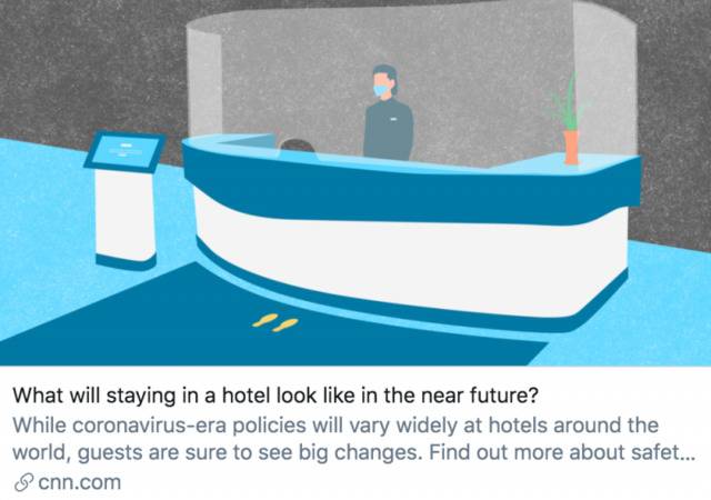 在不久的将来，入住酒店会是什么样子？/ CNN报道截图