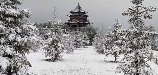 秦岭太白山、平凉崆峒山……多地今天下雪，南方网友：在？借点雪降降温