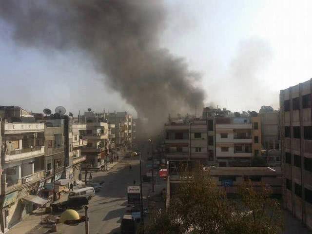 叙利亚阿勒颇省一市场遭遇炸弹袭击，1人死亡20人受伤