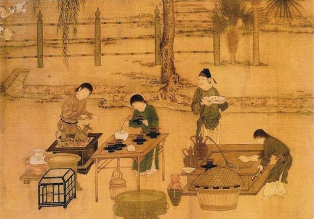 茶在唐代的地位与酒平起平坐，少不了佛教道教的青睐