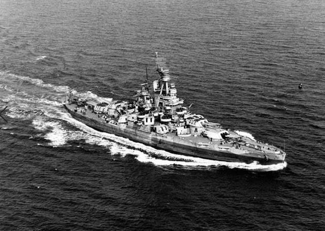 夏威夷珍珠港附近海域寻获曾经历两次世界大战的美国海军战舰内华达号残骸