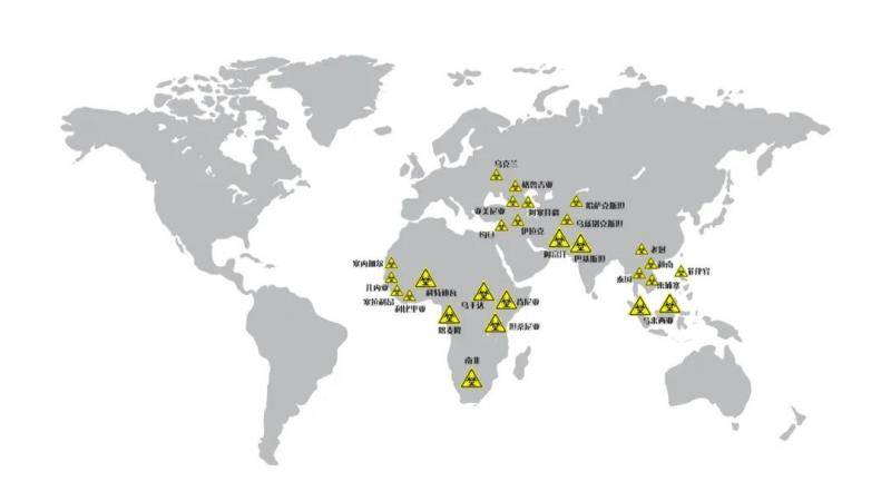 △美国国防部“生物协同计划”（Cooperative Biological Engagement Program）活动范围