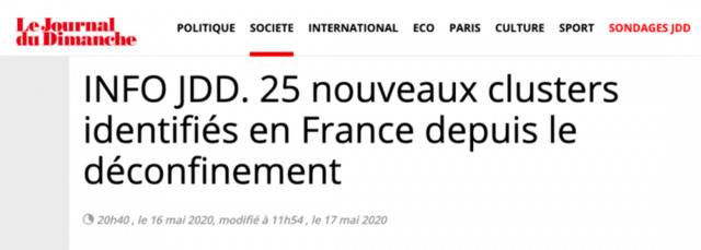 法国《星期日报》报道截图。