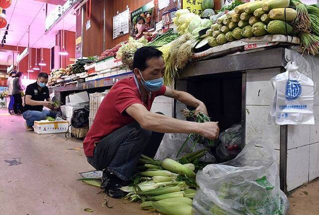 净菜上市，尾菜怎么办？月坛街道有新招 组图