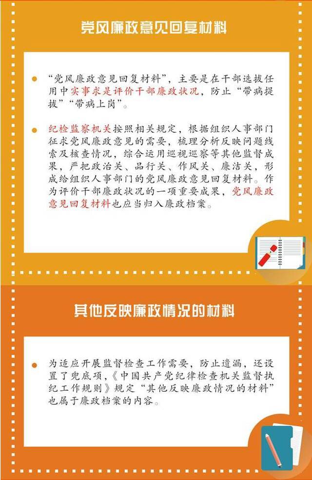 图解  如何建立健全党员领导干部廉政档案