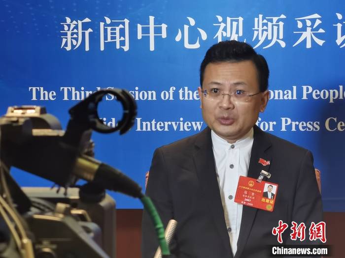 港区全国人大代表、香港民建联副主席陈勇接受采访受访者供图