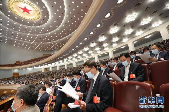 5月22日，第十三届全国人民代表大会第三次会议在北京人民大会堂开幕（图源：新华社）