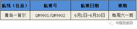 国内航空公司公布国际航班6月计划：部分航班飞美俄韩日等地