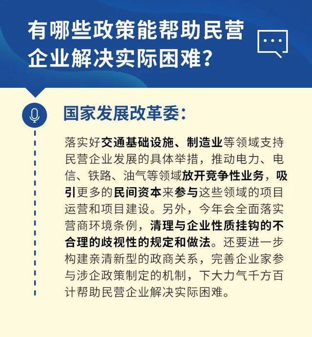 有关消费、就业、城镇化、民营企业发展……这些关切有回应了！