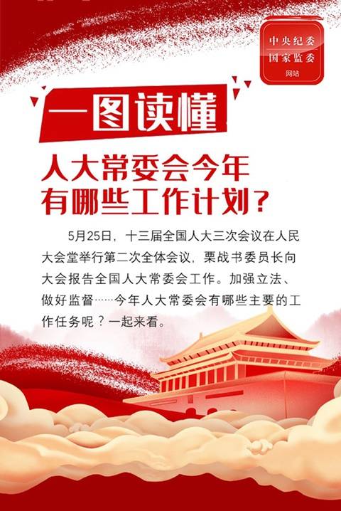 一图读懂  人大常委会今年有哪些工作计划？