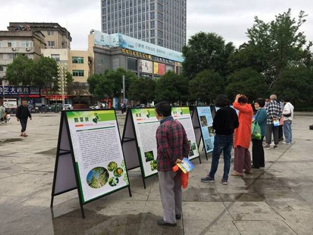 九龙山管理中心联合多部门开展遂昌县5.22“国际生物多样性日”宣传活动