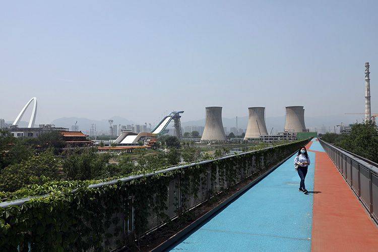 探秘未来网红打卡地，首钢园“空中步道”初露芳容 组图