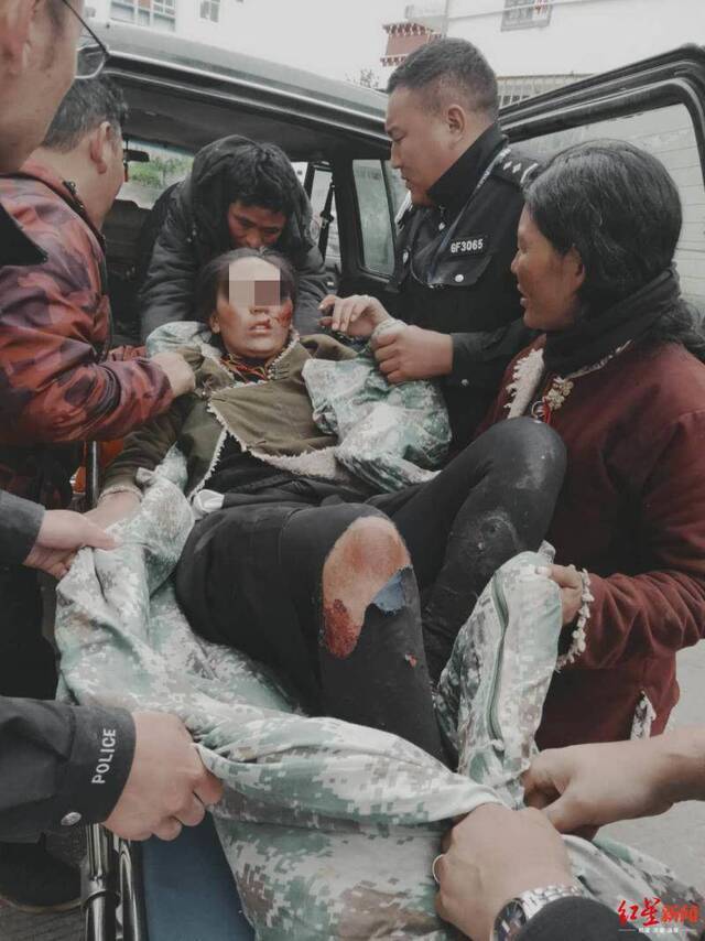 女子放牧跌落重伤 送医途中遇塌方被困4900多米雪山