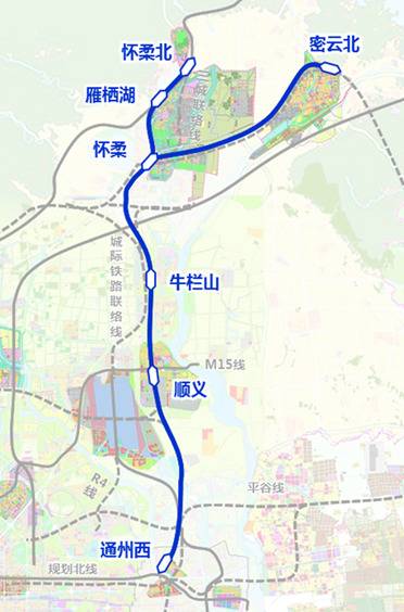 （京承线简捷开通线路规划示意图）