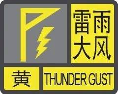 安徽省同时发布地质灾害气象预警和雷雨大风黄色预警