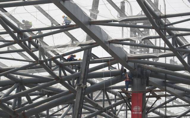 京沈高铁星火站主体结构封顶 预计年底投入使用