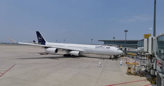 汉莎航空特别包机飞抵天津 还有一班将抵上海