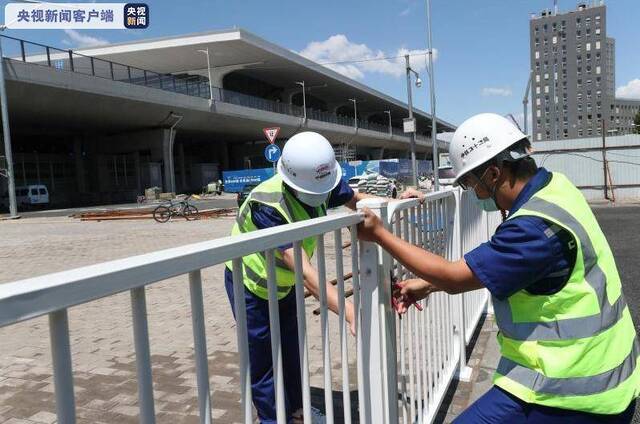 北京冬奥会配套工程清河交通枢纽主体完工 未来可引入12条公交线路