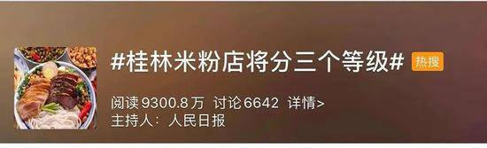 所有桂林米粉店都要被划分等级吗？官方解读来了！