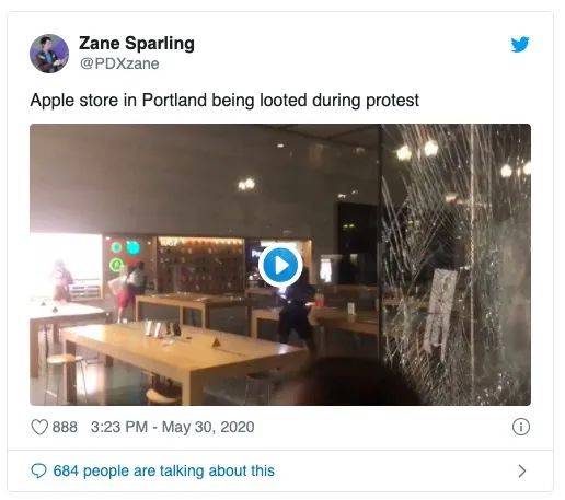 美国多地苹果商店遭洗劫，结果抢到的iPhone变成了砖