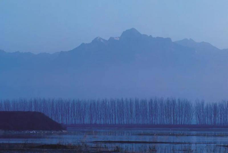 陕西渭南市华州区的下庙人工湖。图/IC