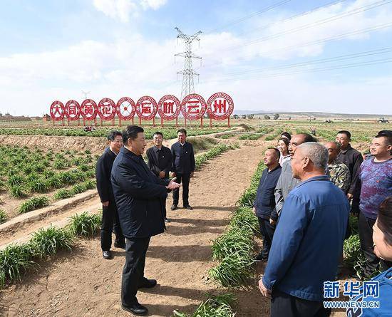 习近平宁夏考察，这张照片刷屏了