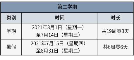 北京中小学明年寒暑假时间确定