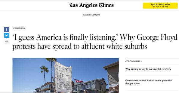 “白人特权”遭白人反对 美示威浪潮史无前例