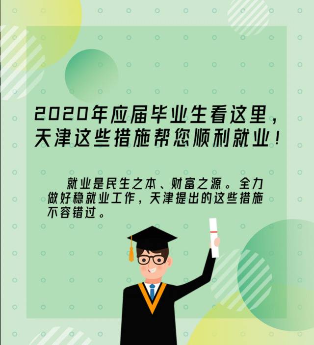 分享 2020年应届毕业生看这里，天津这些措施助您顺利就业！