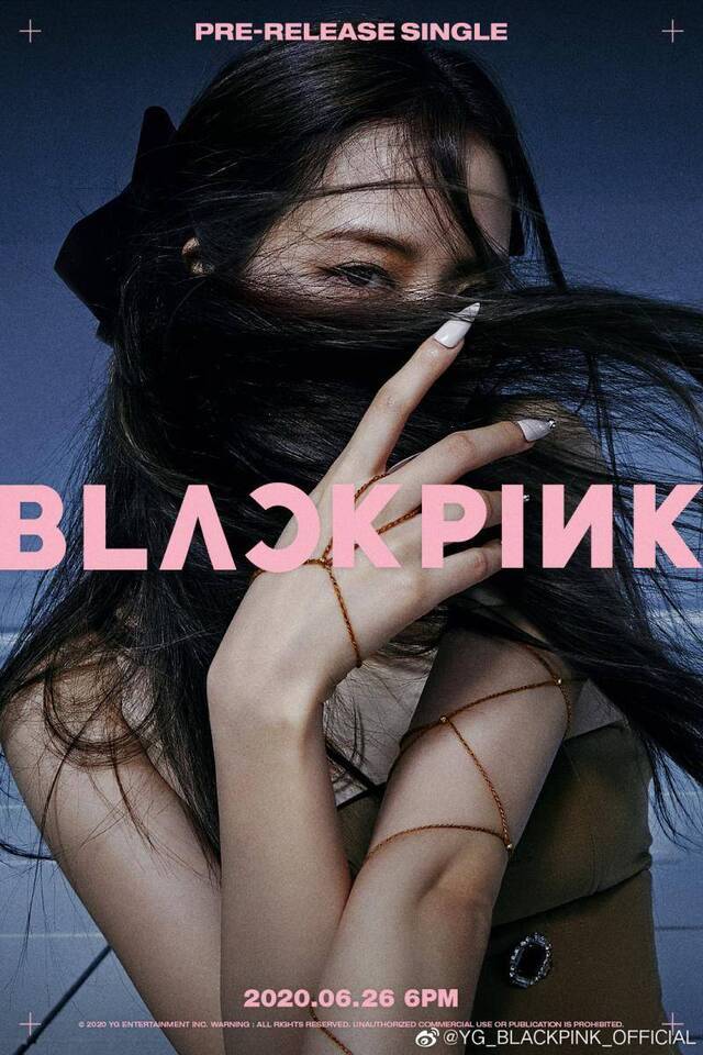 BLACKPINK回归单曲海报公布，透露新歌很潮很酷