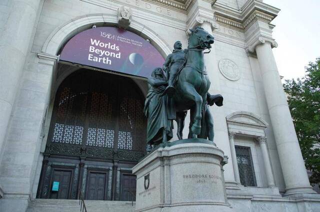 杰斐逊华盛顿“倒”下之后 纽约博物馆将拆除罗斯福雕像