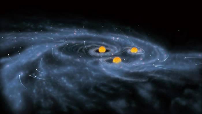 日本国立天文台科学家借助超级计算机首次在重元素气体云中发现超大质量黑洞“前身”