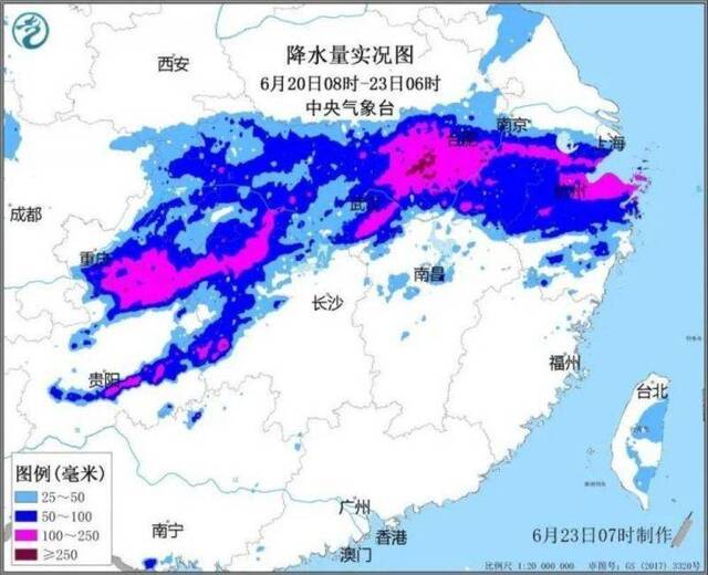 长江中下游遭入汛以来最强降雨！14条河流迎超警洪水