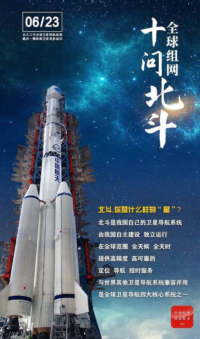 收官之星发射升空! 全球组网十问北斗