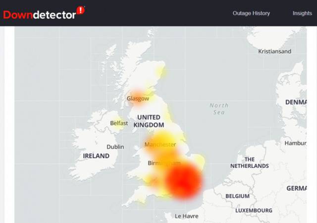 图片截取自运营商报错网站“Down Detector”