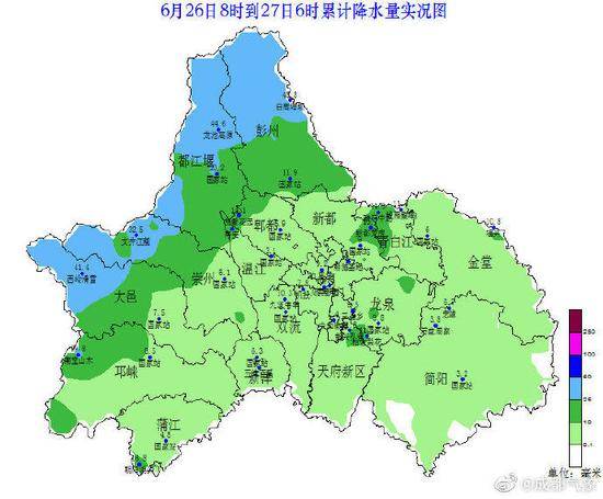 等了一晚上大雨也没来，成都解除暴雨蓝色预警