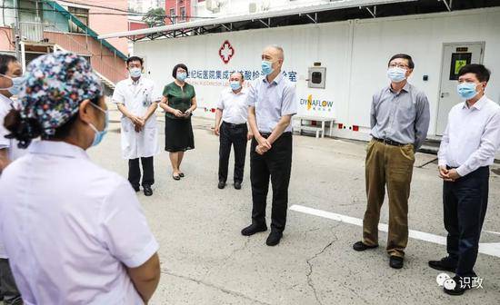 向外省市核酸检测医疗队表示慰问和感谢