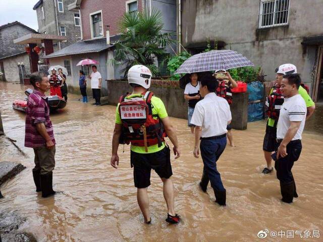 浙江省常山县出现入梅以来第六轮强降水天气