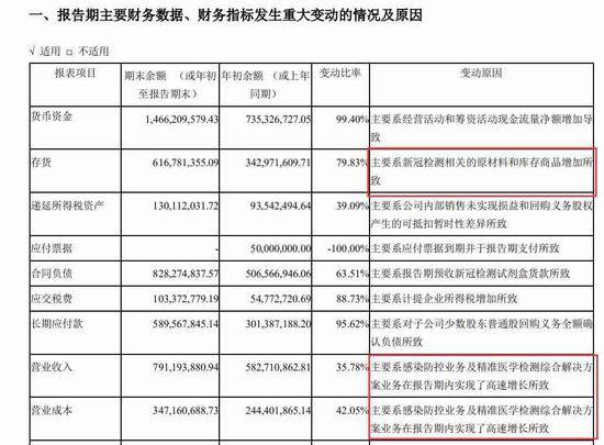 华大基因2020年第一季度报告