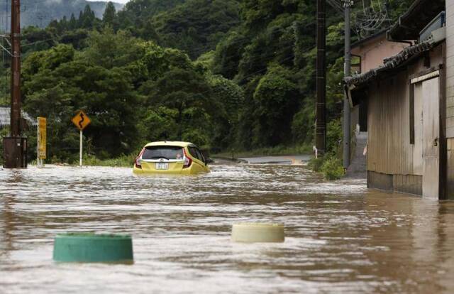 日本熊本县持续暴雨已致5人死亡16人心肺停止